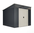Abri De Jardin En Métal M2 - Garantie 15 Ans - 236x238x203cm. Remise Métal