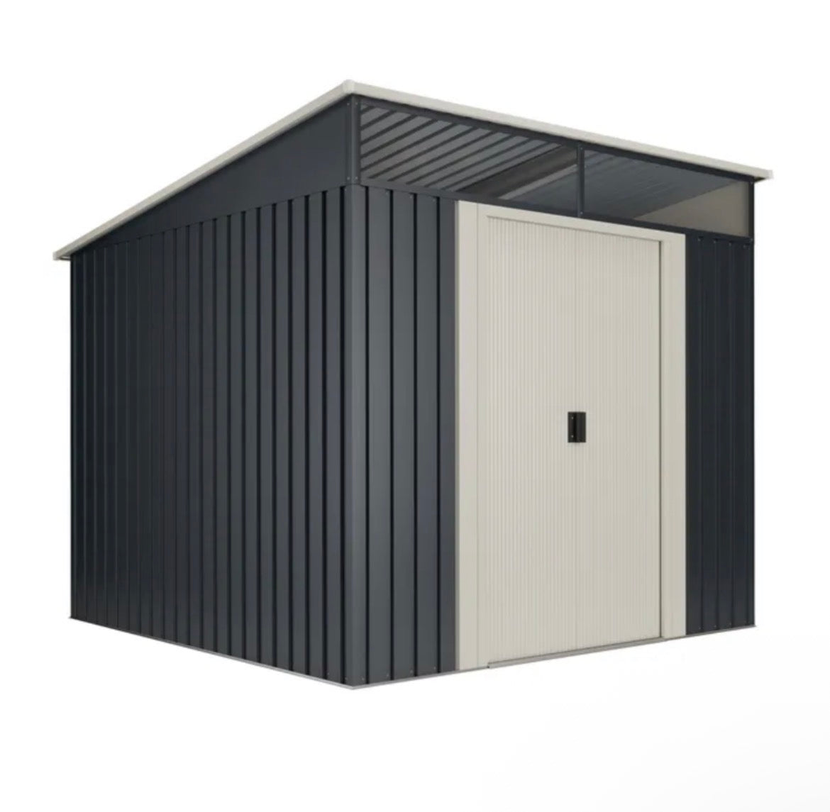 Abri De Jardin En Métal M2 - Garantie 15 Ans - 236x238x203cm. Remise Métal