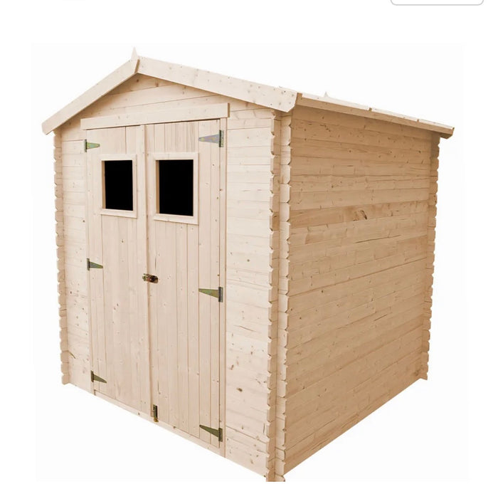 Abri de jardin bois 4,4m², Ep. 19mm AZUR