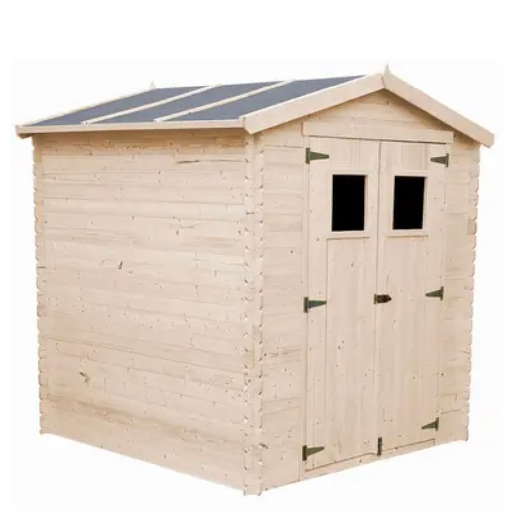 Abri de jardin bois 4,4m², Ep. 19mm AZUR