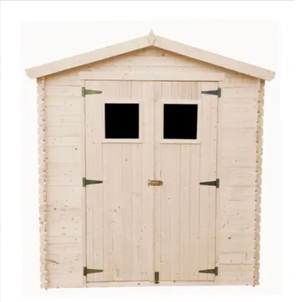Abri de jardin bois 4,4m², Ep. 19mm AZUR